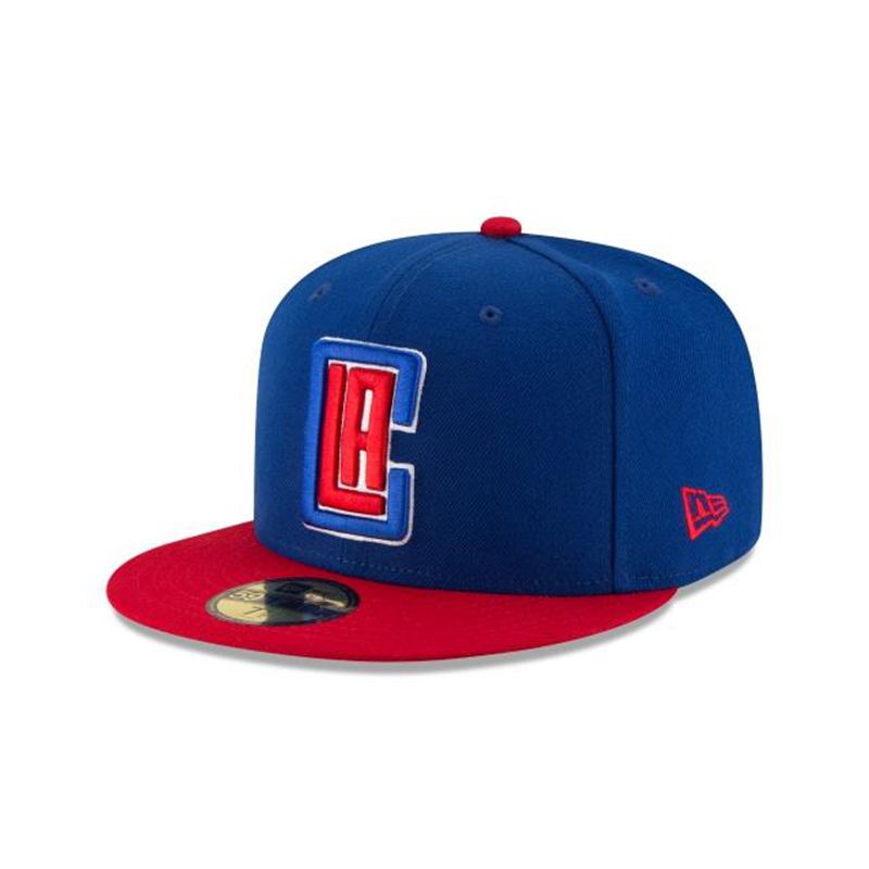 NBA Los Angeles Clippers 2tone 59Fifty Fitted (LYD8622) - Blue New Era Caps